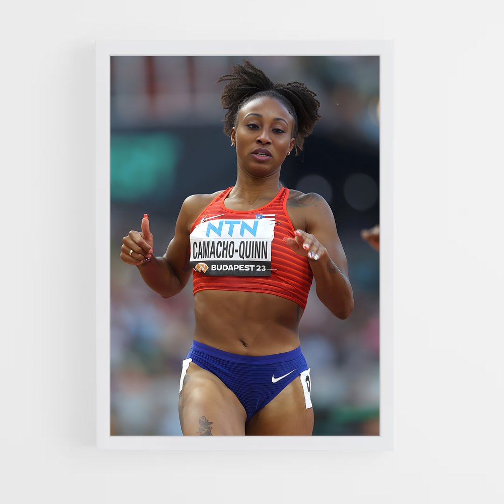 Poster La Course Énergique – affiche Athlétisme (vue 3)